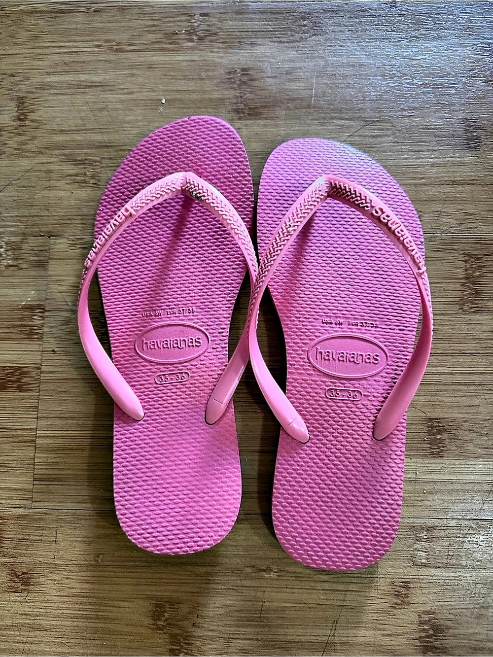 Havaianas Slim Flip Flops Pink